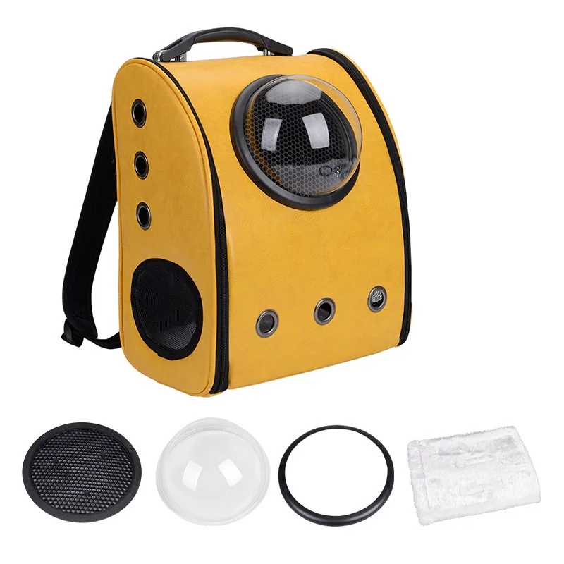 

Cat Carrier Bag Breathable Holes Puppy Dog Cat Travel Carrier Pet Backpack For Cats And Small Dogs Space Capsule Cat Bag WLYANG