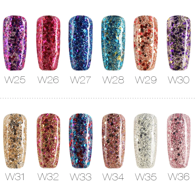 Гель ROSALIND 1S 7 мл Алмазная серия лак для ногтей верхнее Базовое покрытие Гель-лак