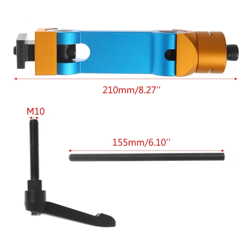 

Universal Adjustable CNC Mill Machine Work Stop Locator Tool Part Workpiece Positioner
