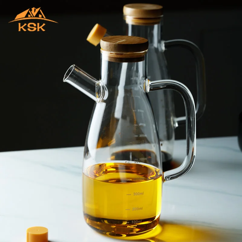 Японское стекло масло банка кухонные принадлежности большой соус cruet бутылка для уксуса Бытовая бутылка масла контейнер для крупы стеклянный контейнер
