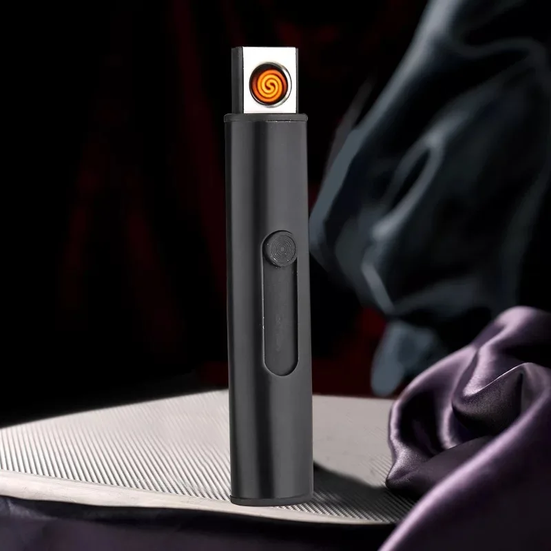 Новое поступление USB перезаряжаемая ветрозащитная Зажигалка для сигарет s легкая