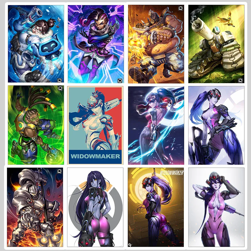 25 шт. съёмка игра widowmaker наклейка для домашнего декора DIY Наклейка s багаж ноутбук игрушка для скейтборда Дневник Книга телефон автомобиль