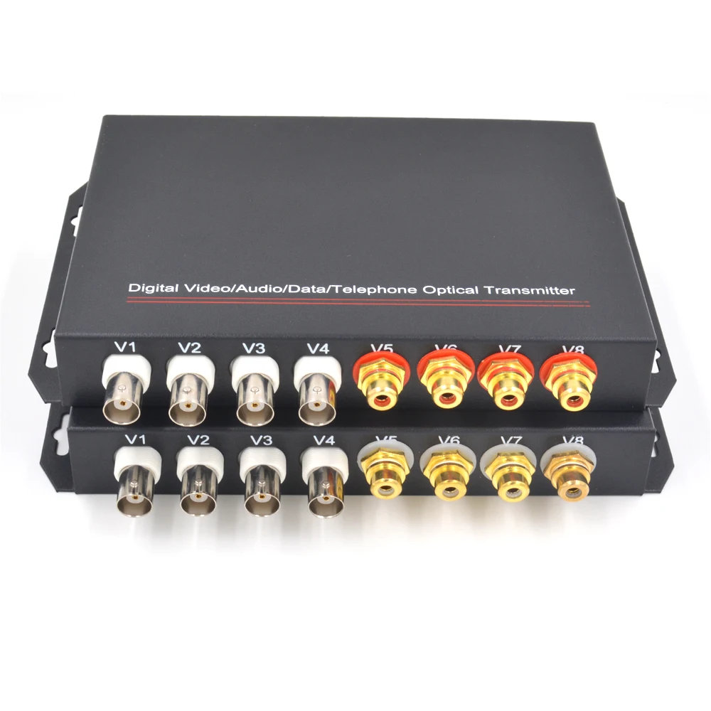 Многофункциональный 4 канальный видео аудио данных оптический медиа конвертер