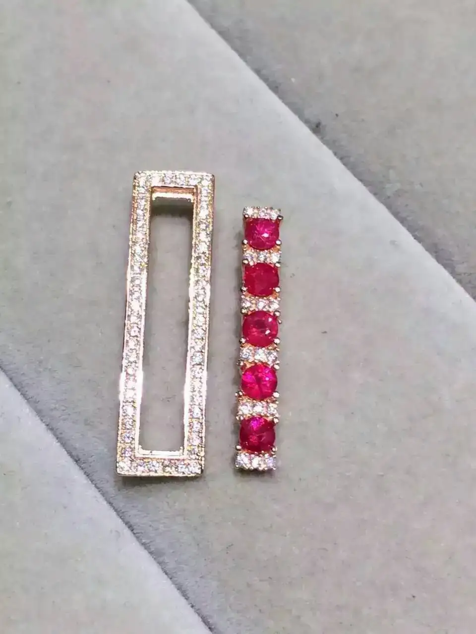 Женский кулон из серебра 925 пробы с красным Рубином|jewelry necklace pendants|jewelry pendantjewelry