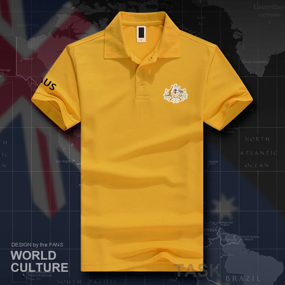 Мужская хлопковая рубашка поло белая с короткими рукавами и принтом