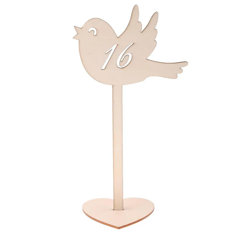 Деревянный стол с надписью Love Bird номер 1 10/11 20 отдельно стоящее ремесло для