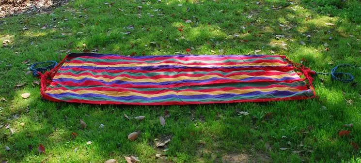 Дорожный парусиновый гамак для кемпинга наружный качающийся сада сна в