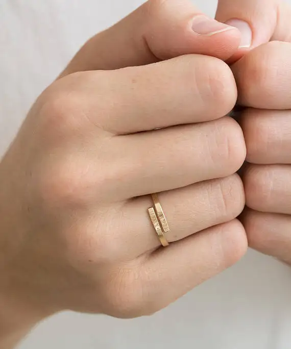 FYR203 FY Personalized Jewelry New Arrival Special Fashion Custom Name Adjustable Tiny Nameplate Ring Women Gift | Украшения и