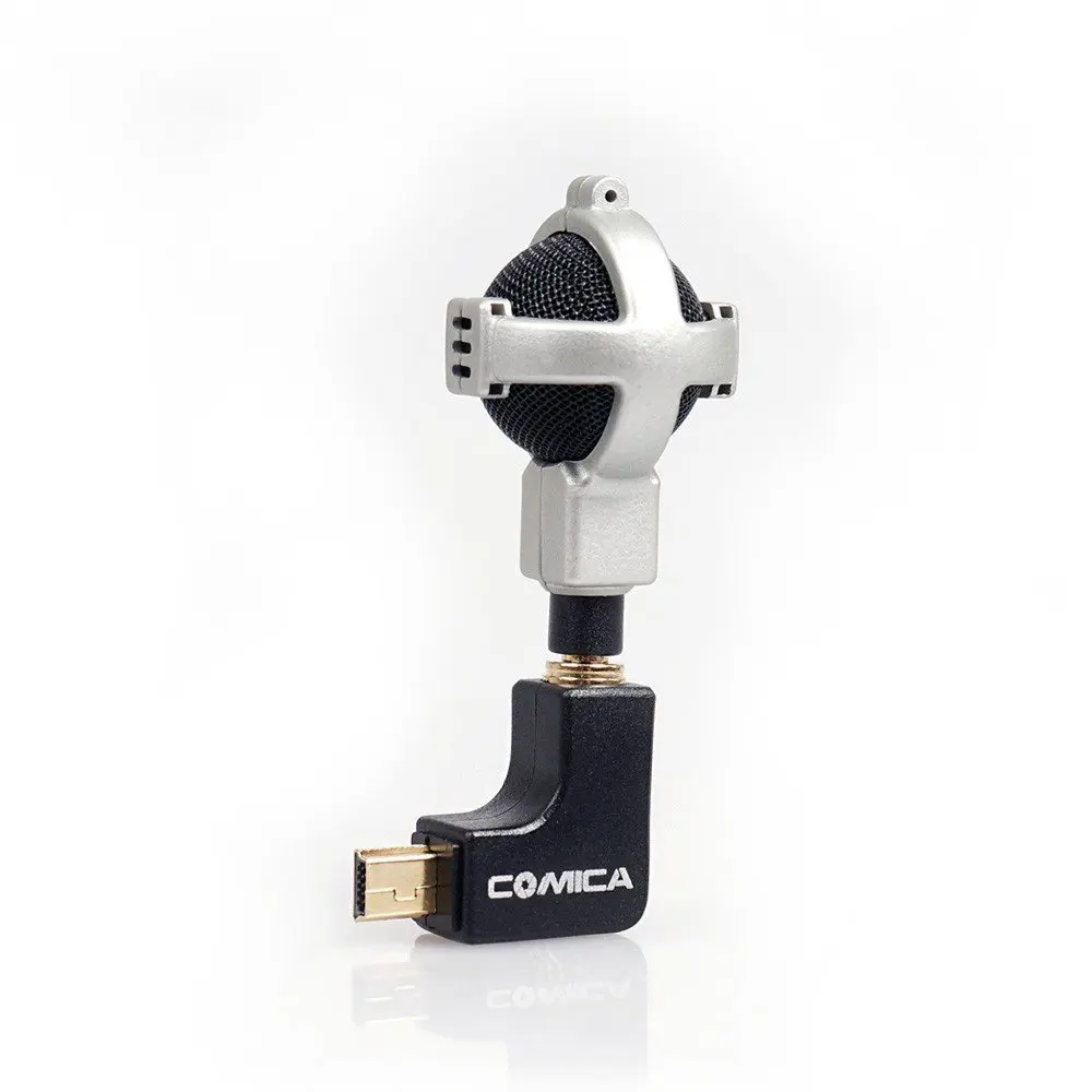 Comica CVM-VG05 Microphone Stereo Ball-shaped Audio Recording for GoPro Hero Action Sport Camera mic | Электроника
