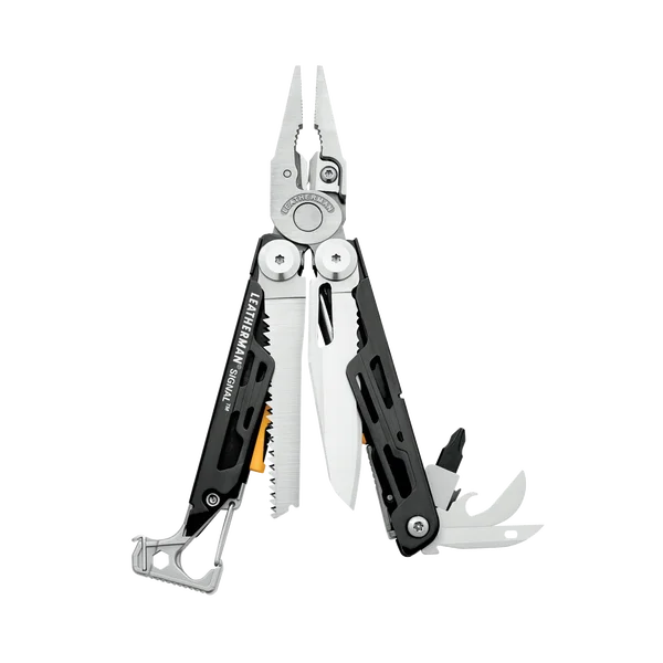 Мультитул LEATHERMAN-SIGNAL Camping с пожарным стартером, молотком и аварийным свистком-8 цветов