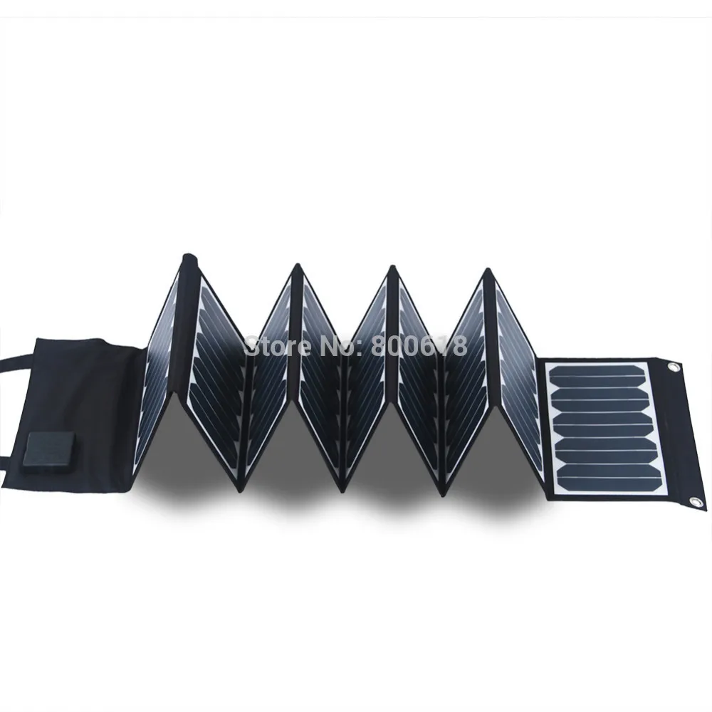 Складная солнечная панель 60 Вт высокая эффективность 24% Sunpower портативное