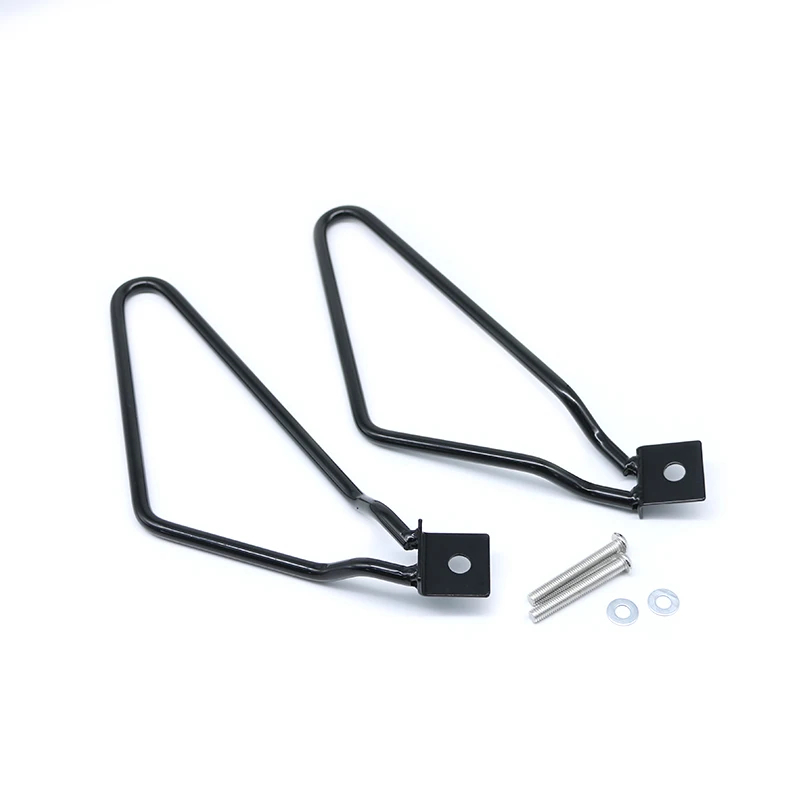 

Motorcycle Saddlebag Support Brackets Set Sportster Cruise Dyna XL 883 1200 Motorbike Frame Saddle Bag Mount Brackets Kit