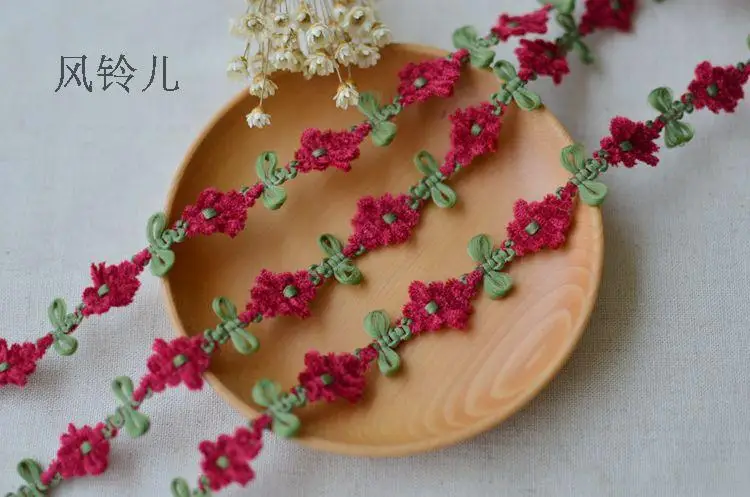 Красная плетеная веревка кружевные аксессуары сценическое кружево - купить по