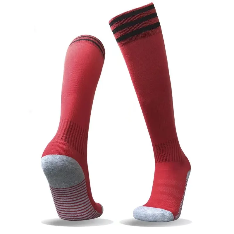 2018 новый дизайн мужчины дети Футбол Носки дышащий дезодорант длинные футбольные