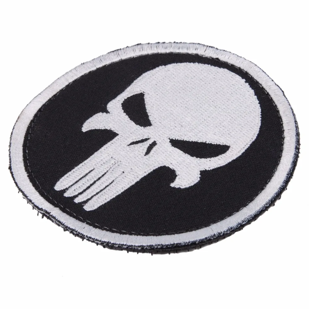 PUNISHER SKULL SEAL NAVY GUNS PAINTBALL SNIPER PATCH |