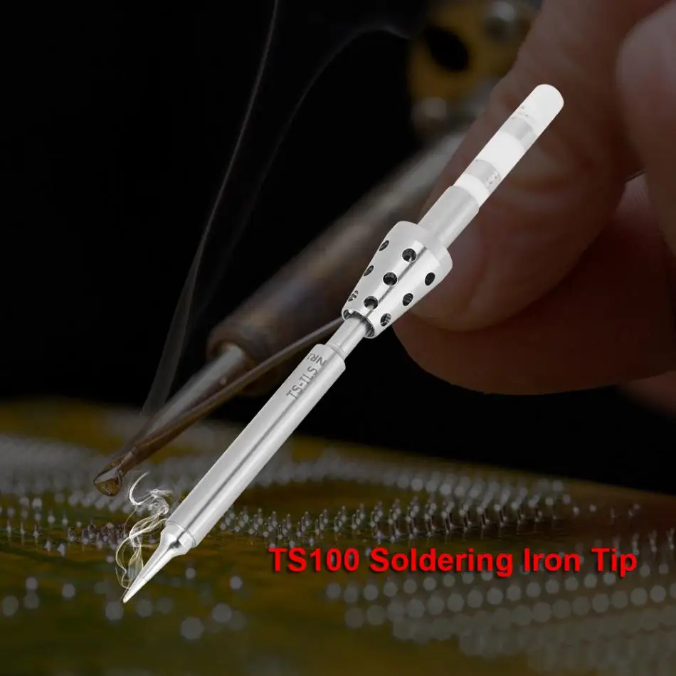 Нержавеющая сталь TS100 жал Замена припой советы T1-C TS-ILS паяльник Наплавка режущей кромки инструмента набор инструментов