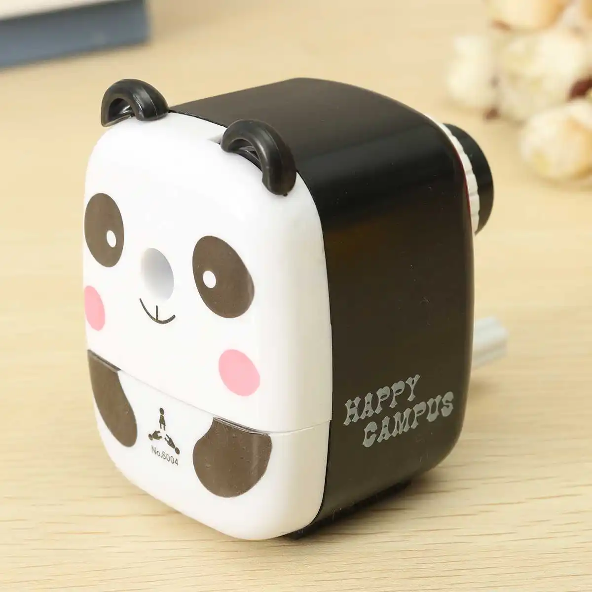 panda Животное мультфильм панда/Тигр рукоятка точилка для карандашей настольная точилка для карандаша ручная офисные школьные принадлежности стационарные детские подарки - Цвет: panda