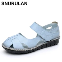 snurulanmother sandals middle aged women summer new soft bottomed fashion sandals casual comfortable non slipladies sandals e137
