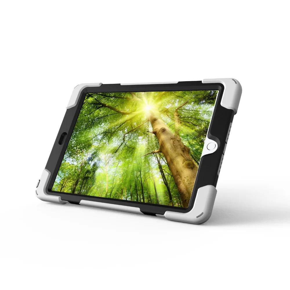 Чехол для iPad 9,7 дюймов / release A1822 A1823 A1893 A1954 ZAIWJ Safe Kids Armor At мягкий ударопрочный силиконовый+ жесткий чехол