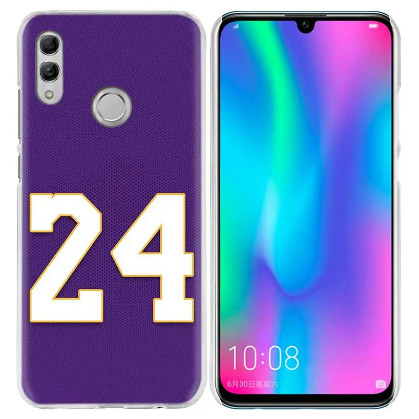 Баскетбол 23 24 номер чехол для huawei Honor 8X Y9 20 9 10 Lite Play 8C 8A Pro V20 20i Y6 Y7 Y5 жесткий чехол из ПК для телефона Casos