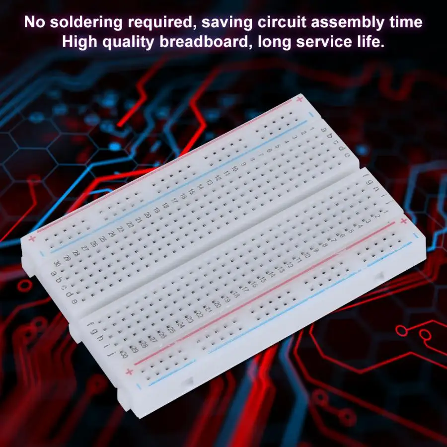 Универсальная макетная плата 1 шт. 400 точек для галстука без Solderless PCB хлебопечка