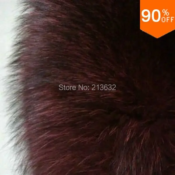 Роскошный тканевый стиль 3 материала кожа Лисий натуральный мех винно красный