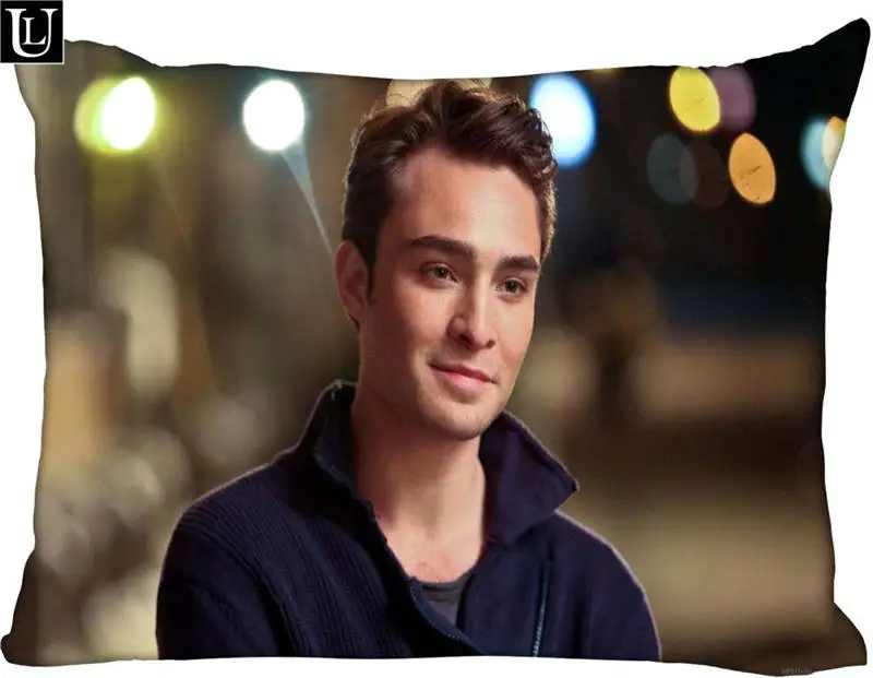 

Top Sale Chuck Bass Pillowcase Custom Zippered Rectangle Pillow Cover Cases Size 50x75cm (Two sides) 1pcs custom