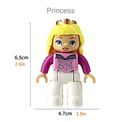 Строительные блоки персонажи серии family фигурки совместим с Duplo кирпичи Duplo совместимые фигурки пластиковые игрушки Детский подарок