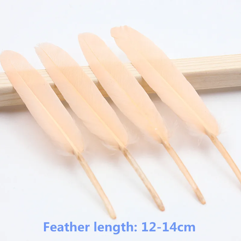 100 шт. серьги в виде гусиных перьев 4 6 дюймов|goose feathers|christmas featherdecorative feathers |
