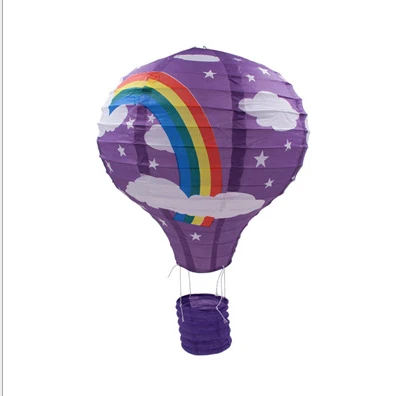 Multicolor 12 ''Радужный воздушный шар бумажный фонарь Рождественский день Рождения Вечеринка Свадебный декор хорошо - Цвет: Multicolor