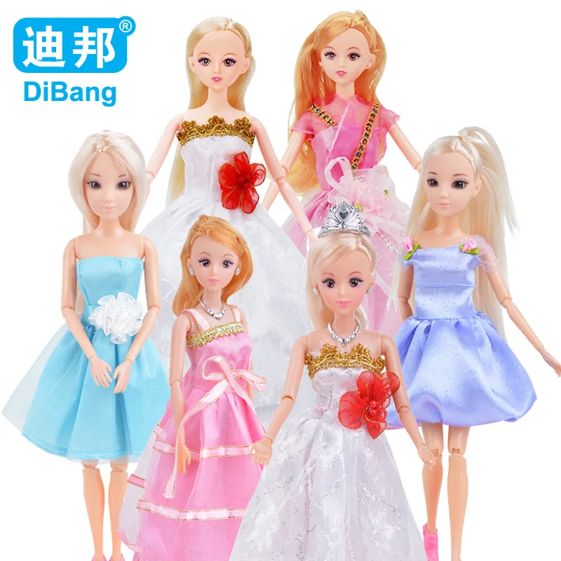 Кукла Барби Детская кукла с 6 суставами может быть активная + одежда аксессуары