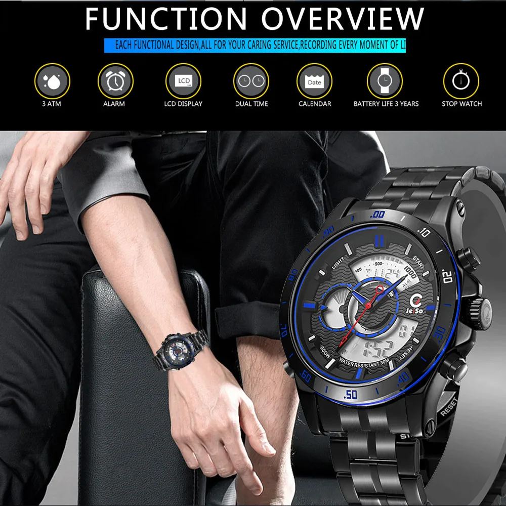 Reloj hombre marca de lujo Роскошные Брендовые мужские часы Водонепроницаемый Для мужчин
