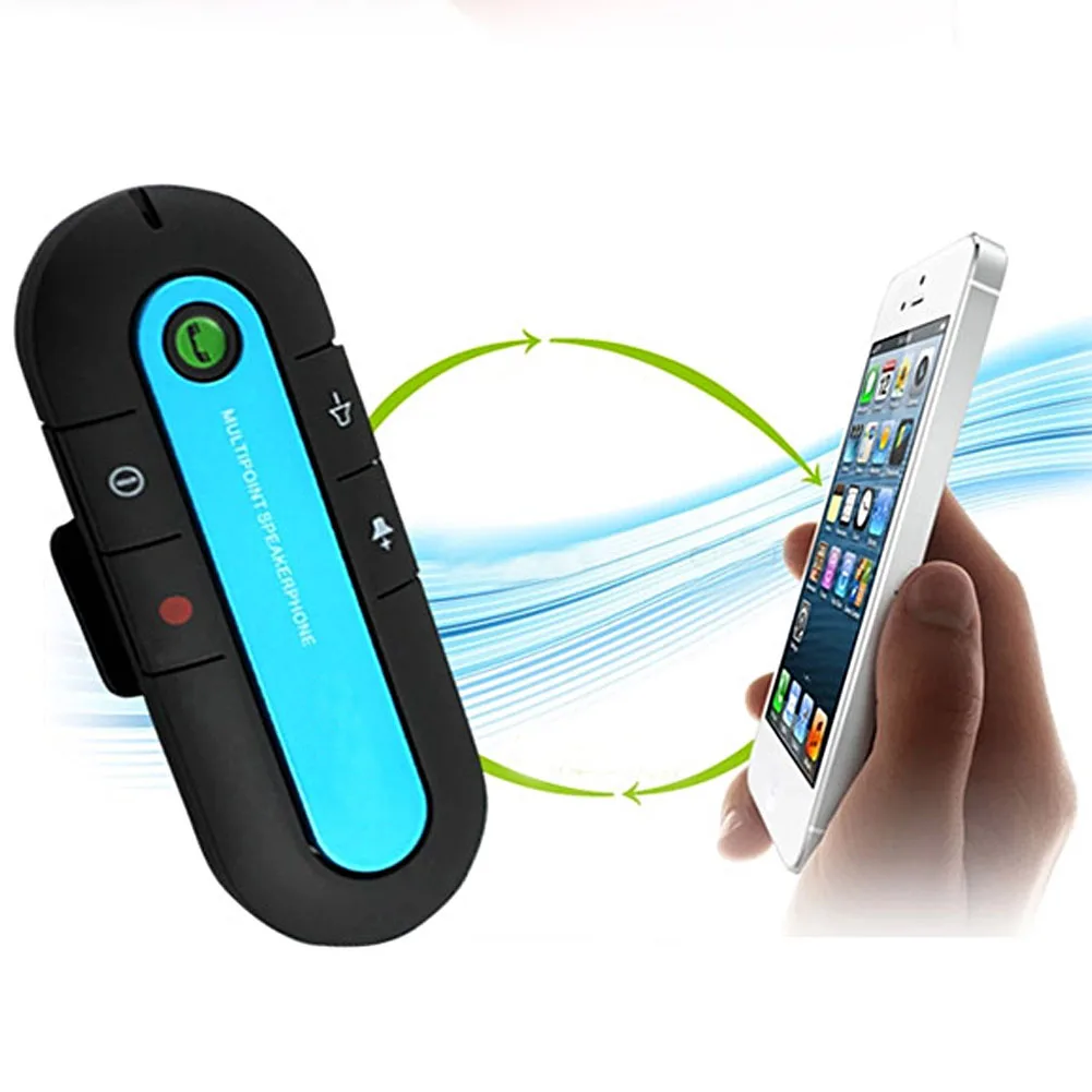 Перезаряжаемый Автомобильный Bluetooth беспроводной динамик телефон тонкий