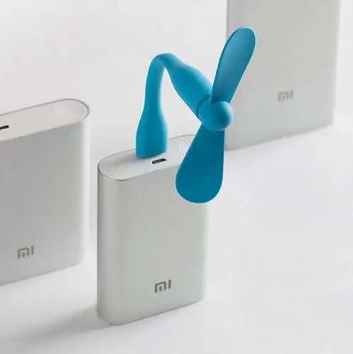 100% Оригинальный Портативный USB вентилятор Xiaomi Mijia для внешнего