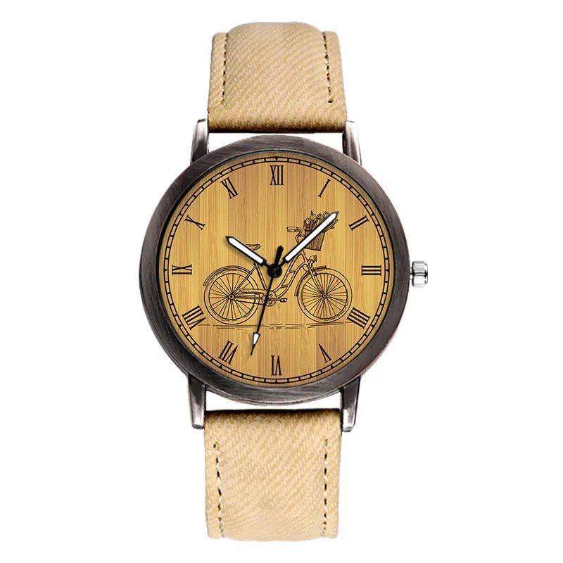 E-0005 Ретро дизайн мужские наручные часы Relojes Feminino женские джинсовый ремешок Montre