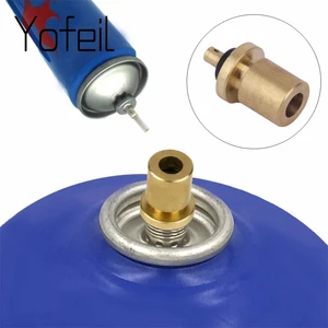 Адаптер для заправки газового баллона для пикника, для отдыха на открытом воздухе, походов, пешего туризма, практичный Аксессуары для печи