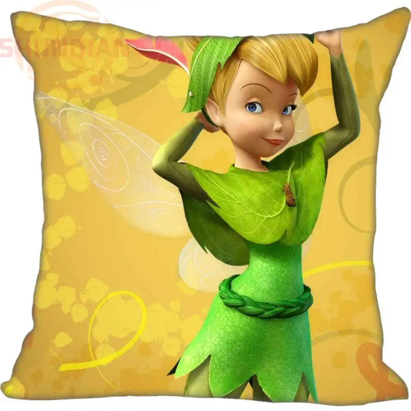 Модный бутик на заказ милый Tinkerbell квадратная наволочка модный Индивидуальный Дизайн наволочки - Цвет: Темно-серый