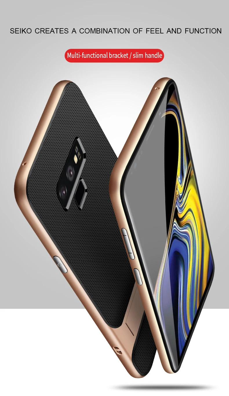 Чехол-подставка ProElite для samsung Galaxy S10 Plus S10e Note 8 9 S9 S8 Plus S10 Жесткий ПК+ Мягкий ТПУ противоударный чехол