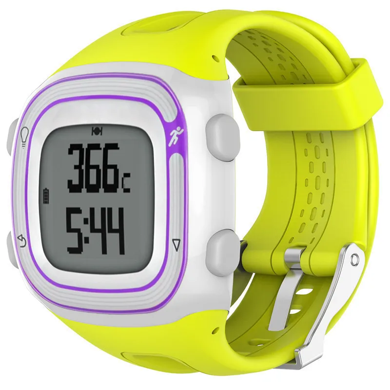 Силиконовый ремешок для часов Garmin Forerunner 10 15 gps спортивные часы для бега маленькие и большие для женщин и мужчин заменить мужские Т-образные ленты с инструментами