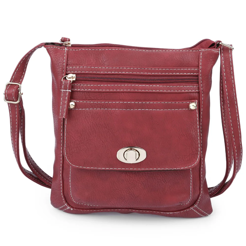 Сумка Для женщин кожа Женский кожаный двойной целей Crossbody сумки Повседневное