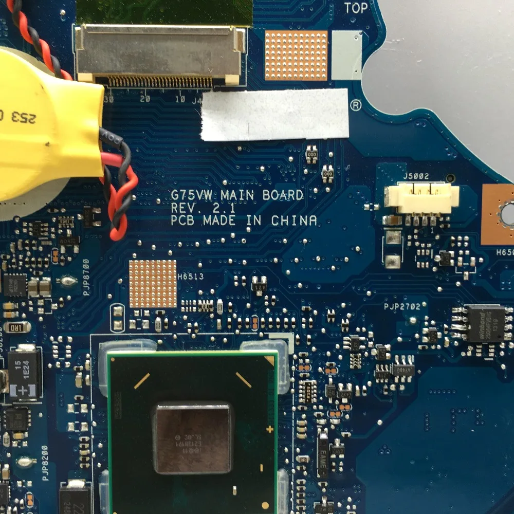 KEFU G75VW 3D для ASUS G75VW G75V G75VX Поддержка 3D коннектора Материнская плата ноутбука тестовая работа оригинальная
