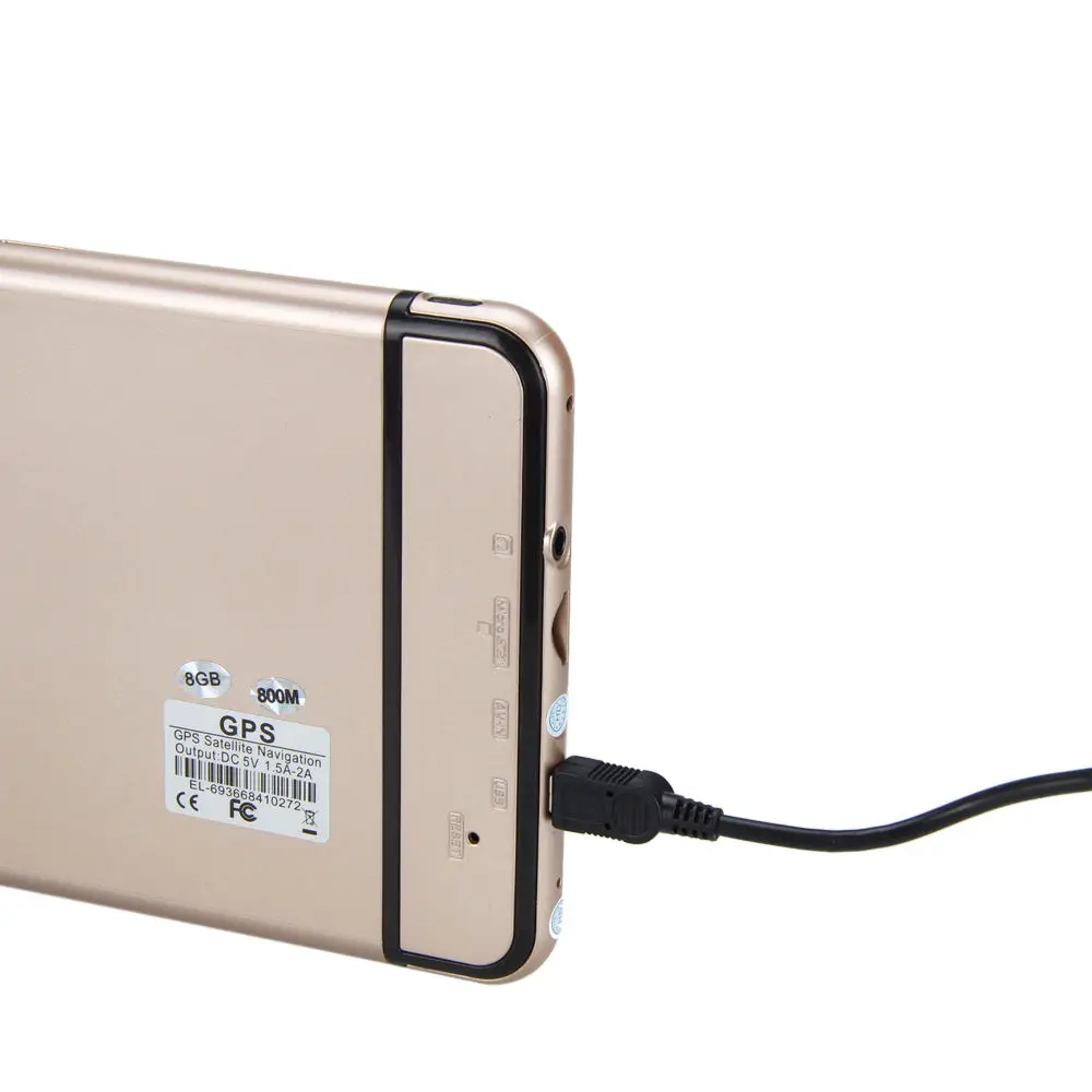 KMDRIVE 7 дюймовый сенсорный экран Автомобильная GPS навигация Bluetooth телефон