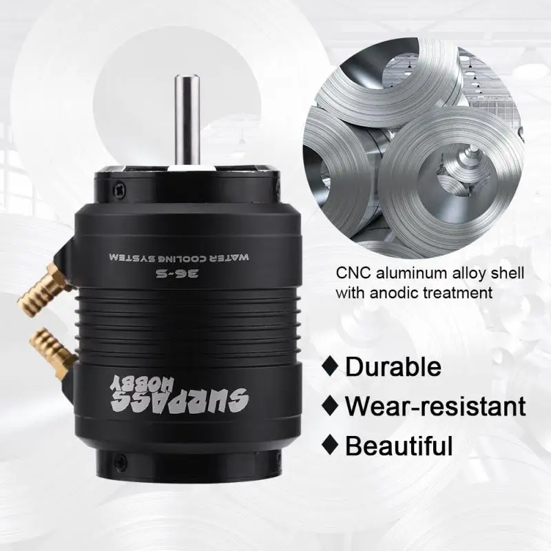 Surpass hobby 4 полюса 3660 4300KV мотор + 36 S куртка с водяным охлаждением 90A