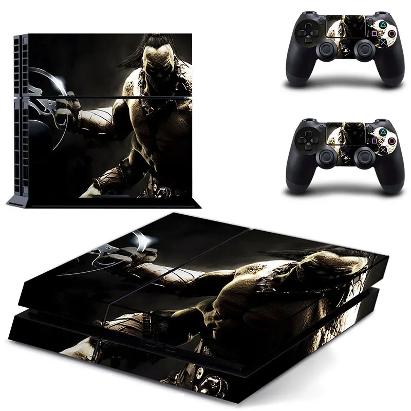 Mortal Kombat PS4 наклейка для sony playstation 4 консоль и 2 контроллера PS4 наклейка для кожи виниловая