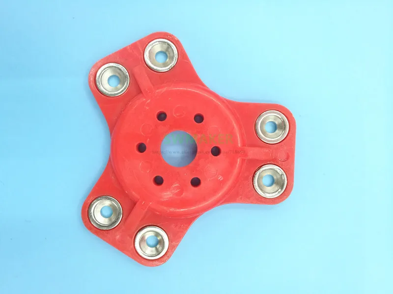 Reprap Delta Kossel k800 Пластиковый магнитный эффектор+ комплект каретки для DIY 3d принтера оранжевого цвета
