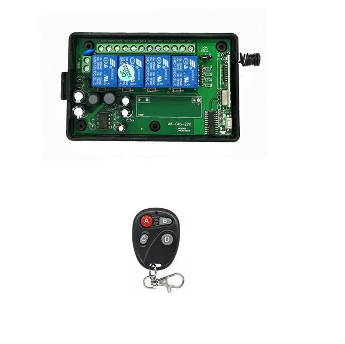 AC 85v ~ 250V 110V 220V 230V 4CH RF беспроводной пульт дистанционного управления реле системы