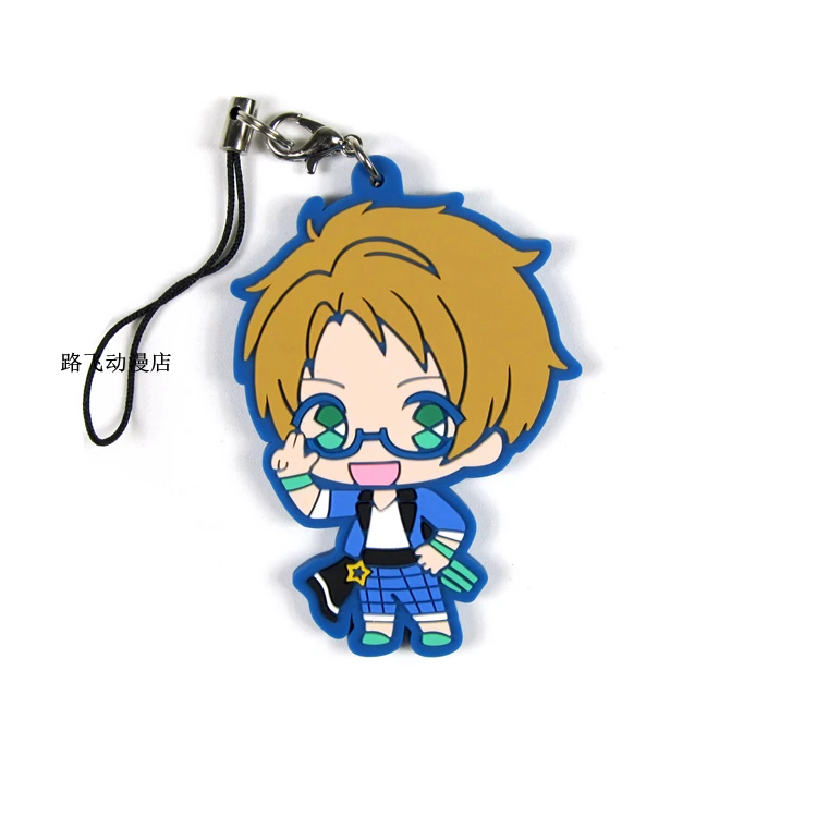 Ансамбль звезд Akehoshi Subaru Hidaka Hokuto Yuuki Makoto Isara Mao Tenshouin Eichi фигурка аниме резиновый брелок подвеска