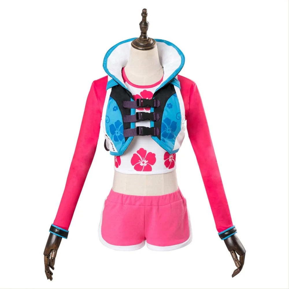 Костюм для косплея D.Va DVA Hana Song Женский костюм Waveracer Skin полный комплект Хэллоуина