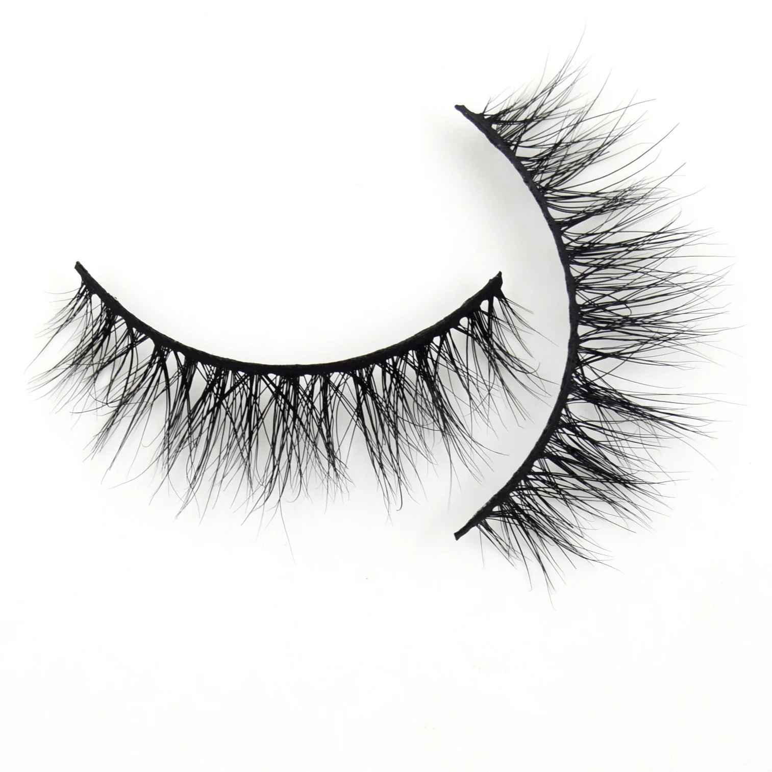 Visofree 3D норковые ресницы крест-накрест грязные Накладные ручной работы накладные