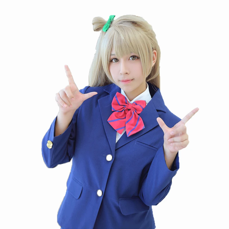 Аниме Love Live! Hoshizora Rin Odonokisaka школьная форма косплей костюм Отправить узел| |